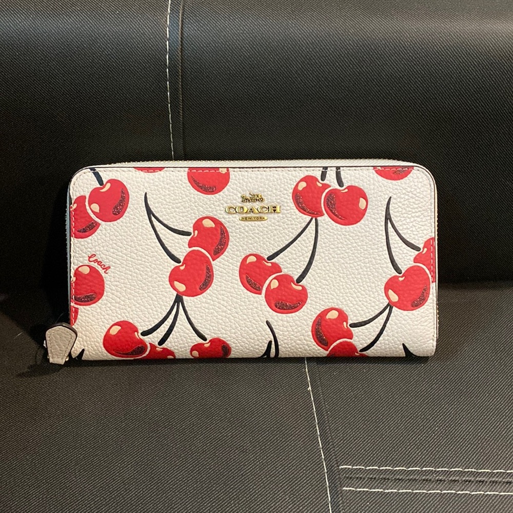 Cherry coach wallet